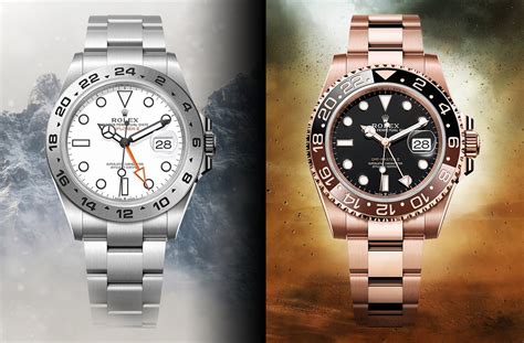 rolex explorer 2 vs gmt